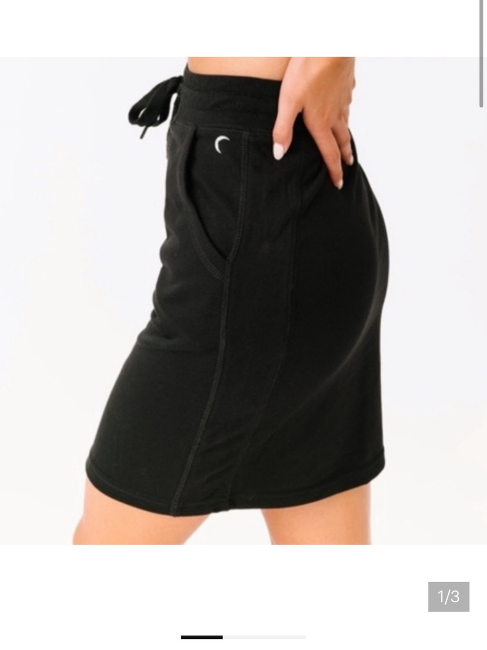 ZYIA Take Me Everywhere Black Skirt